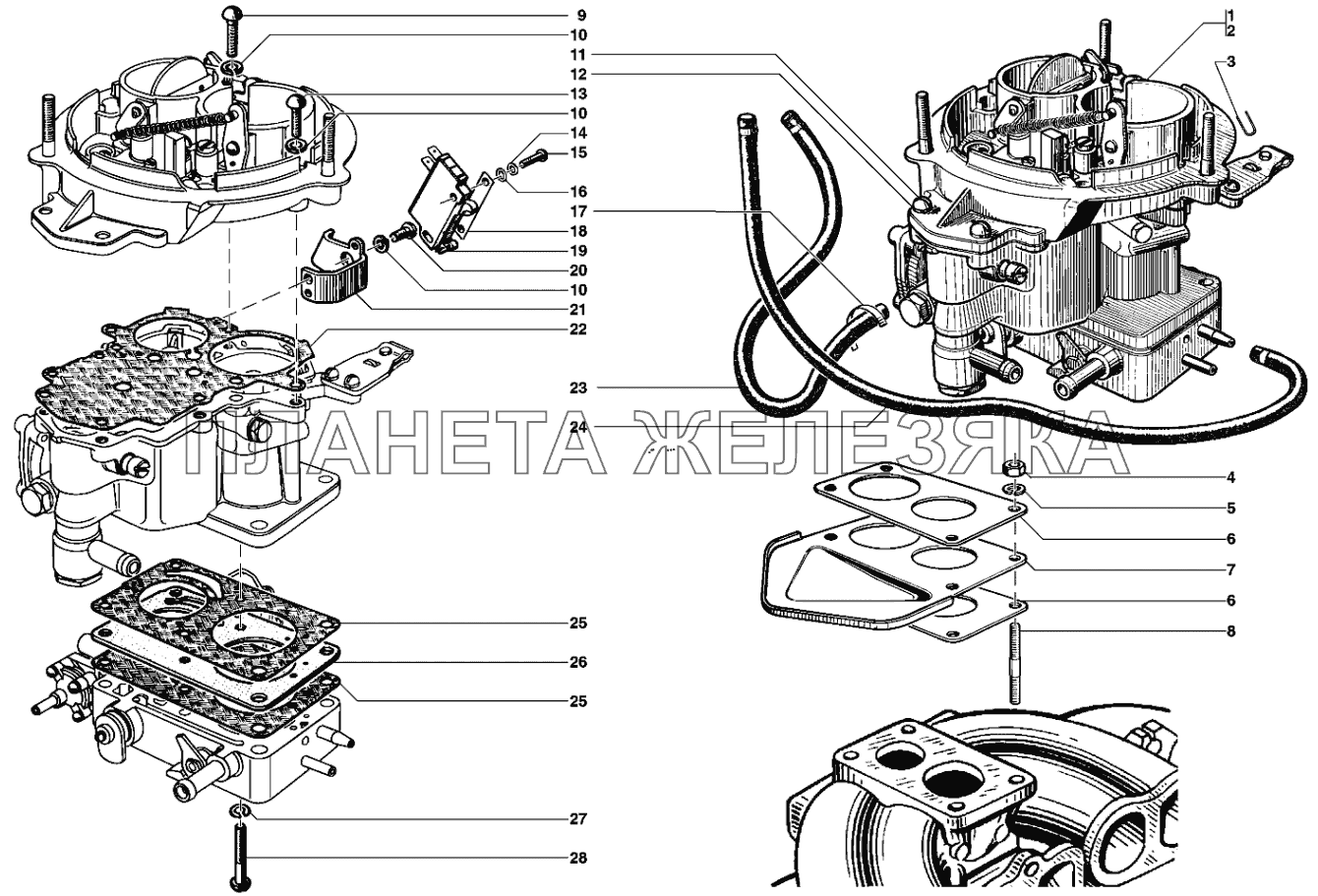 Карбюратор УАЗ-31519